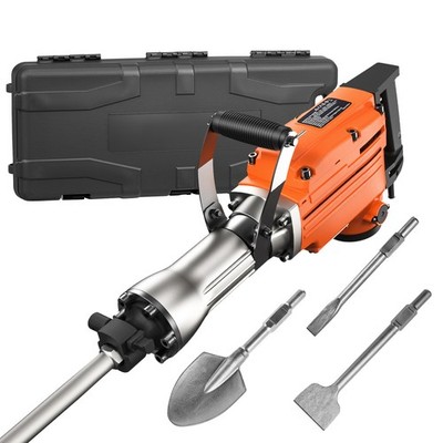 Uimoso 2200W Electric Demolition Hammer with 6 Chisel Attachments