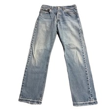 Vintage Levis Jeans Mens 34x32 Fits 32x 33  501 Straight Faded Denim Y2K 2002
