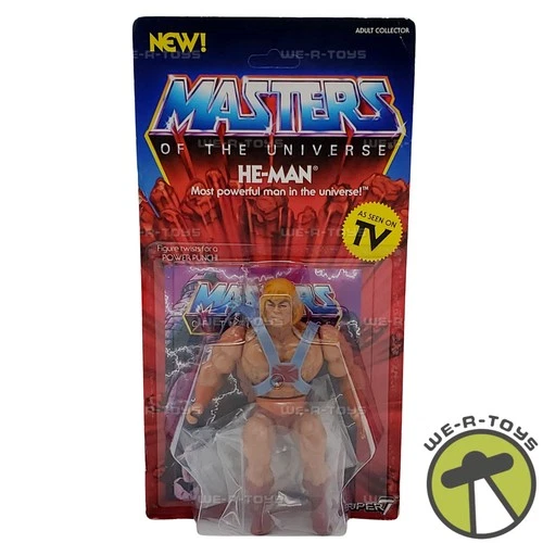 Masters of the Universe He-Man Vintage Filmation Super 7 Figure 2018 Mattel 3073