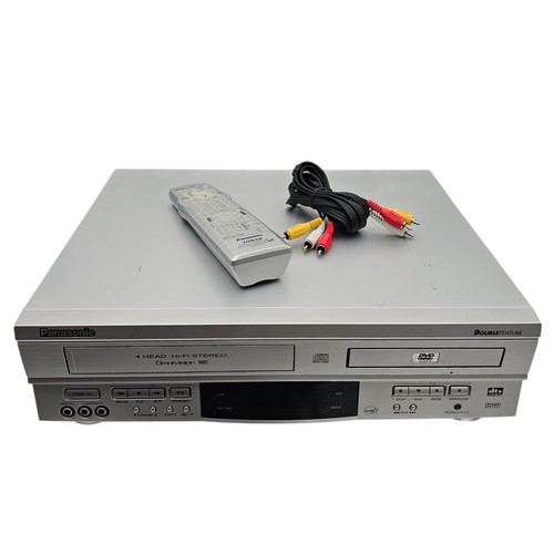 Panasonic PV-D4752 4-Head HiFi Stereo VHS/DVD Player Combo w/ Remote & AV Tested
