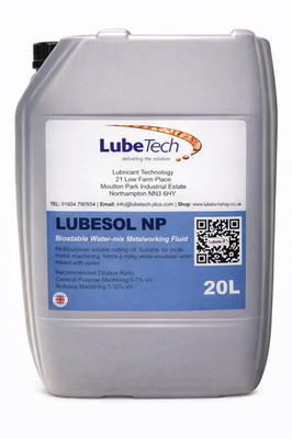 SOLUBLE CUTTING OIL 20L WATER MIX SUDS, MILKY WHITE EMULSION FOR MULTI-METALS