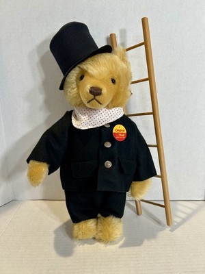 Steiff Chimney Sweep Teddy Bear - EAN 028540 - Good Luck Bringer