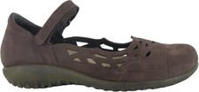 NAOT Footwear Women's Agathis Mary Jane, 9-9.5,Coffe Bean Nubuck