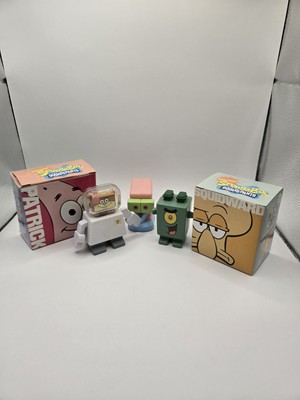 2009 SpongeBob Burger King Truth Or Square Lot Of 5 Patrick Sandy Plankton +