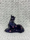 New ListingFenton Hyacinth Resting Horse Hand Painted Hearts Glass Figurine Signed