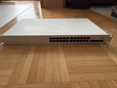 Cisco Meraki MS225-24P-HW 24 Port 4x SFP+ 370W PoE UNCLAIMED