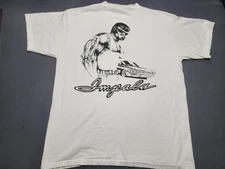 Vntg Low Rider Shirt Mens XL White 90s Mexico Chicano Jokers Wild Aztlan Homies