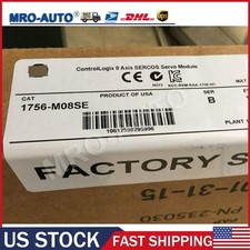 New Sealed AB 1756-M08SE ControlLogix 8 Axis Sercos Servo Module PLC US Free Tax
