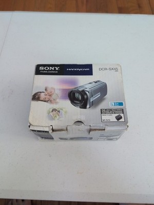 Sony Handycam DCR-SX44 Silver 60X Optical Zoom, 2000X Digital Zoom