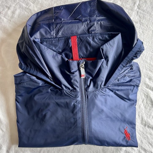 Ralph Lauren Polo67 Performance Hooded Full-Zip Navy Jacke Herren LARGE L Neu mit Etikett - Bild 3 von 18