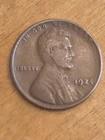 1924-D BN Lincoln Cent Coin In Fine To Very Fine Condition