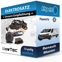 FüR Renault Master 11.2012-Jetzt Towtec E-Satz 13Polig Fahrzeugspezifisch Fp Neu