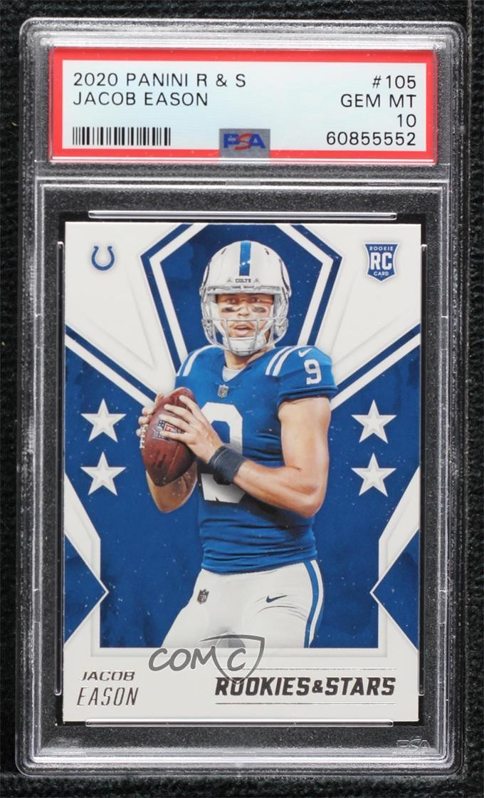 2020 Panini Rookies & Stars Rookie Jacob Eason #105 PSA 10 GEM MT RC