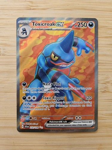 Toxicroak ex 232/198 (SVI) Scarlet &Violet Base NM Full Art Pokemon Card