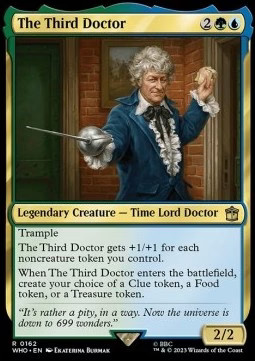Magic/MTG The Third Doctor WHO-162 Rare Englisch Neu