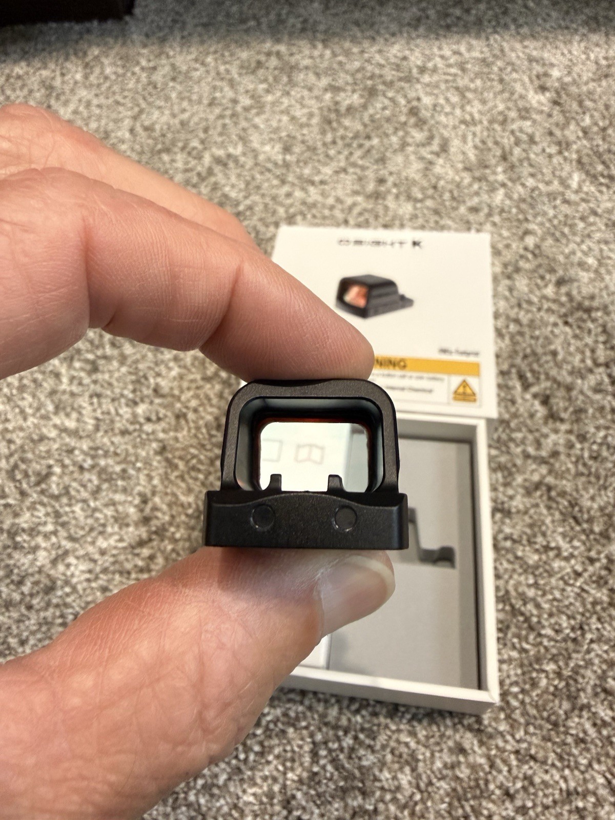 OSIGHT K Micro Red Dot Sight, 6 MOA Open Reflex Sight with RMSc/K Footprint