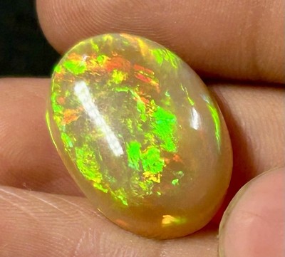 Natural Ethiopian Opal 12.30 Carat Cut Grade Multi Fire Opal Raw.