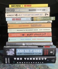 Kurt Vonnegut 12 Book Lot Biography Essays Stories Encyclopedia Novels