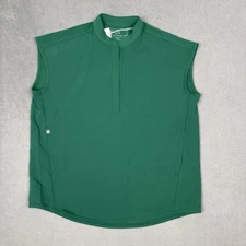 FIGS Rafaela Mandarin Collar Scrub Top Hunter Green XXS Oversized Womens Medical