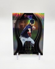 2021 Panini Select A.J. Minter Silver Prizm 25 Man No. 25M-17