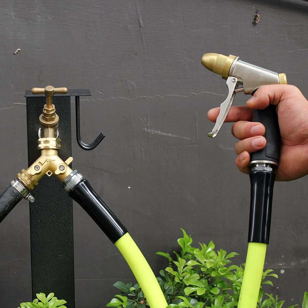Garden Hose Splitter,2 Way Connector Heavy Duty Brass, Garden Faucet,Splitter...