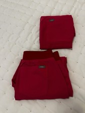 Figs Technical Collection Pink Scrubs Set Of 2 Top And Pants Womens Size XS P