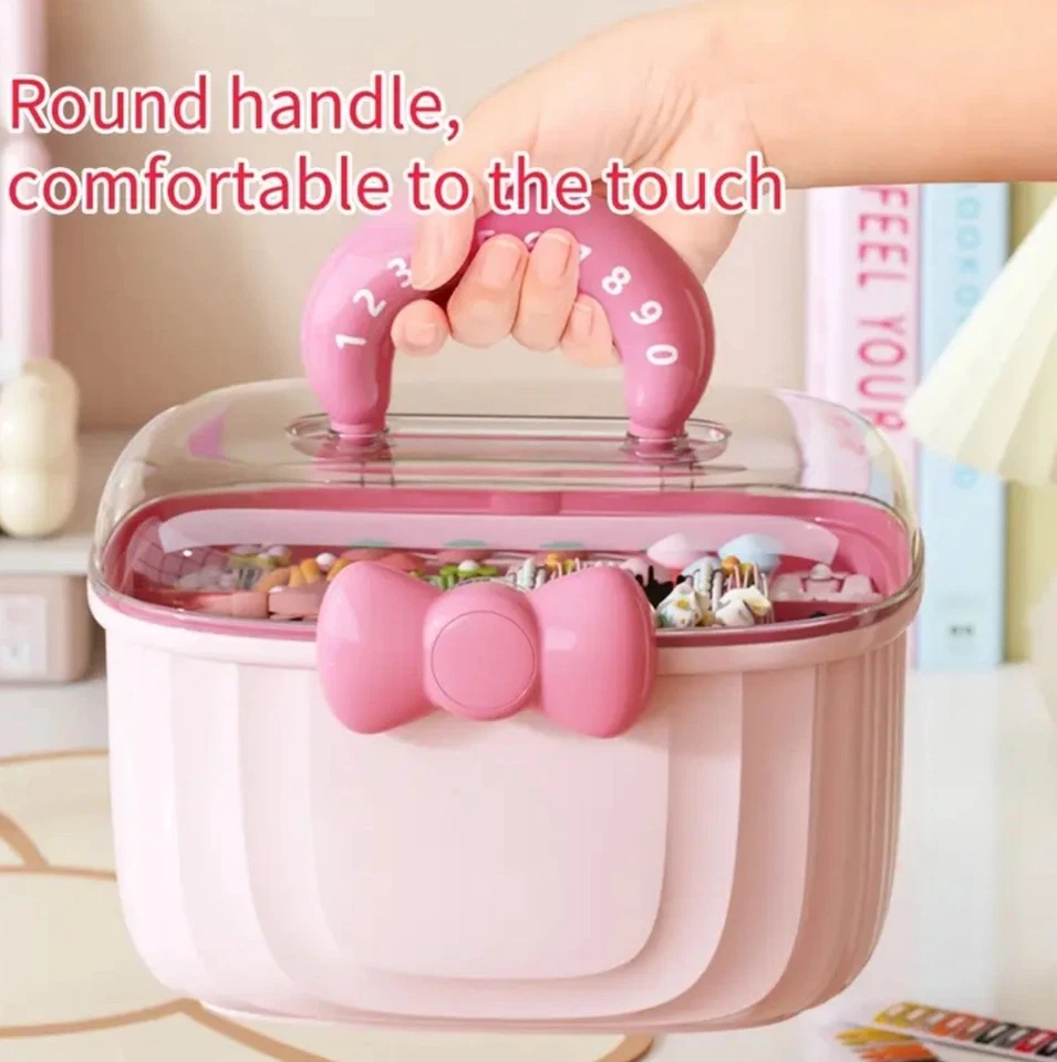 342pcs Girls Hair Accessories Set-Hair Clips Bands Bobbles With Gift Storage Box - Image 4 of 4