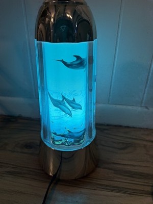 VTG Fish Dolphin Aquarium Ocean Rotating Motion Lamp by Rabbit