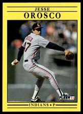 1991 Fleer Jesse Orosco Cleveland Indians #375