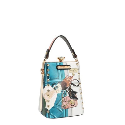 NICOLE LEE Schmucktasche Diamond Stone Clutch PRT16613-EMT Schulterkorb