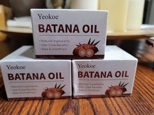 3pk- Raw Batana Oil for Hair Growth, Natural Pure Unrefined and Organic Dr. Sebi