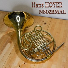 Used Hans Hoyer N802BMAL Full Double Horn Open B-tube Switching F-tube