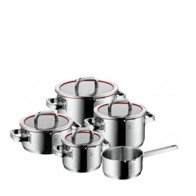 WMF Function 9 Pcs Cookware Set Cromargan  18/10 Stainless Steel-Made in Germany