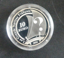Frankreich 10 Euro 2014, 900/1000 Silber  Schiff " Pourquoi Pas"  PP, privat