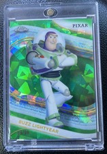 2025 Topps Chrome Disney Pixar Green Buzz Lightyear /99 #90