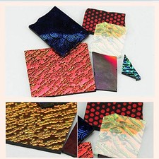 3bags COE90 Dichroic Glass Mix Color and Shapes Fusing in Glass Microwave Kil...