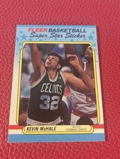 1988-89 Fleer Superstar Sticker - Kevin McHale #9. Ex/ex Plus.  Id 94