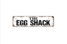 Rustic Farmhouse Chicken Coop Metal Sign or Sticker