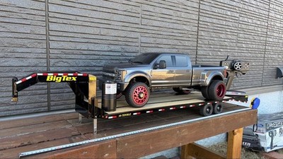 CEN F450 and on-board trailer ( scx10 rc4wd with accessories Rare