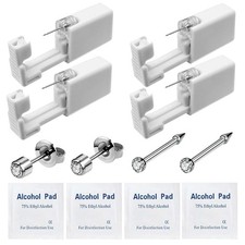 2 Pack Nose Piercing 2 Pack Ear Piercing Kit, Simple and Safe to Use, Great...