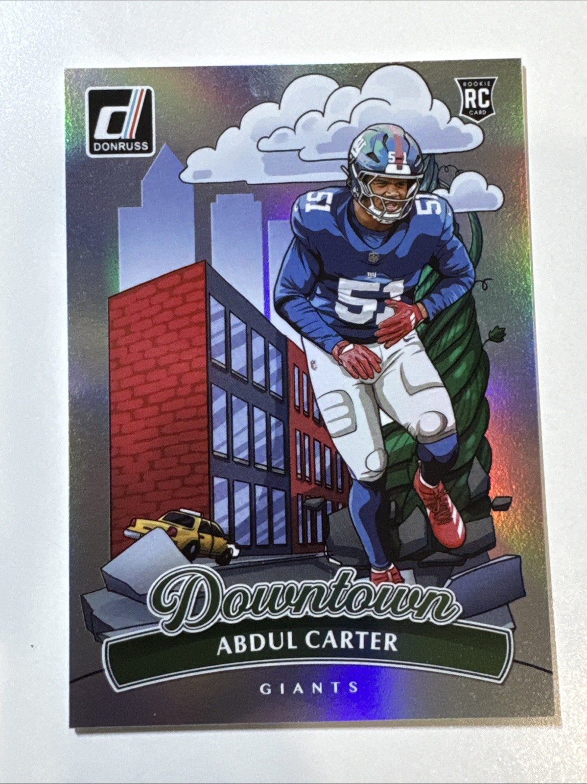 2025 Panini Donruss - Downtown Abdul Carter #20 - New York Giants
