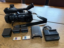 Sony XDCAM EX with SXS Cards, SXS Reader, Batteries, Power Cord, and Charger