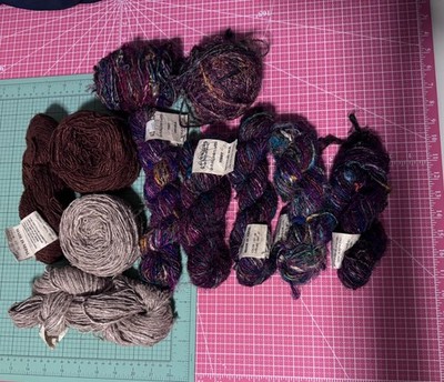 Himalaya Yarn Co. Tibet Recycled Silk Yarn Skeins Multicolor Silk