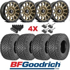 Fuel Wheel Tire Package Bronze Black Lip All Terrain 265 70 17 Bfgoodrich Ko3 At