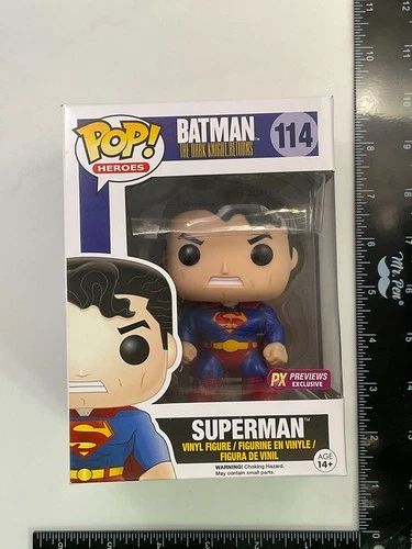 Funko Pop! Heroes: Superman #114 PX Previews Vinyl Figure H4