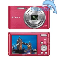 Sony Cyber-shot DSC-W830 Digital Camera 20.1 MP 8x Optical Zoom with Accessories