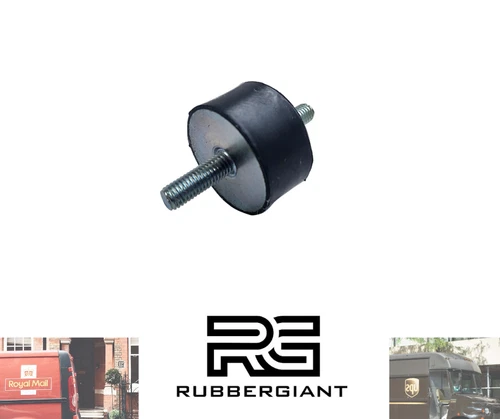 Rubber Mount Male/Male 50x30mm M10 Thread / Replaces Bomag 06115816  - USA