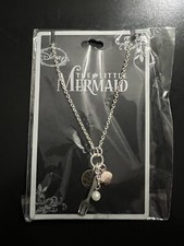Disney The Little Mermaid ARIEL Multi Charm Pendant Necklace Set