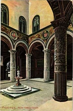 CPA AK FIRENZE Cortile Palazzo Vecchio ITALY (502005)