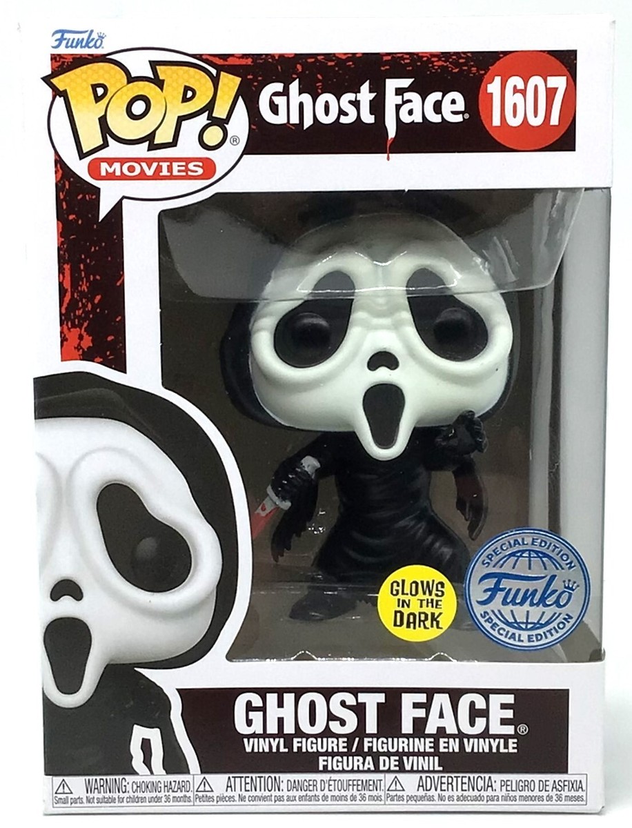 Funko Pop! Movies Scream Ghost Face Glow #1607 Special Edition